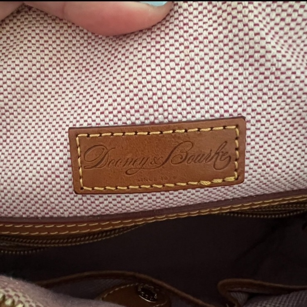 Dooney & Bourke Yellow Leather Satchel - Picture 8 of 8
